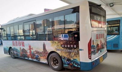【创建全国文明城市】菏泽公交公益广告“秀”出文明新风尚